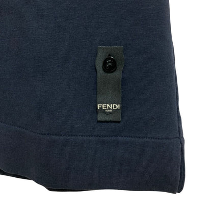 Fendi Bug's Eye Monster Short Sleeve T-Shirt Navy — view 3