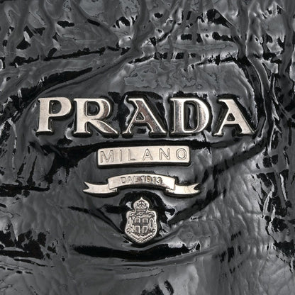 Prada Long Boots Black Leather — view 7