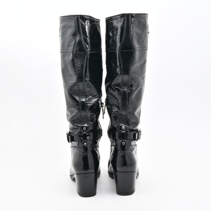 Prada Long Boots Black Leather — view 3