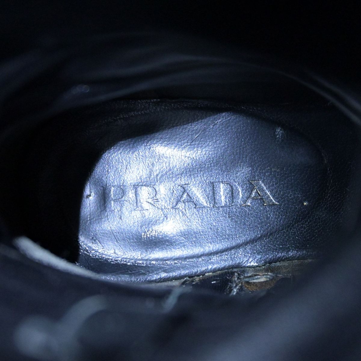 Prada Long Boots Black Leather — view 5