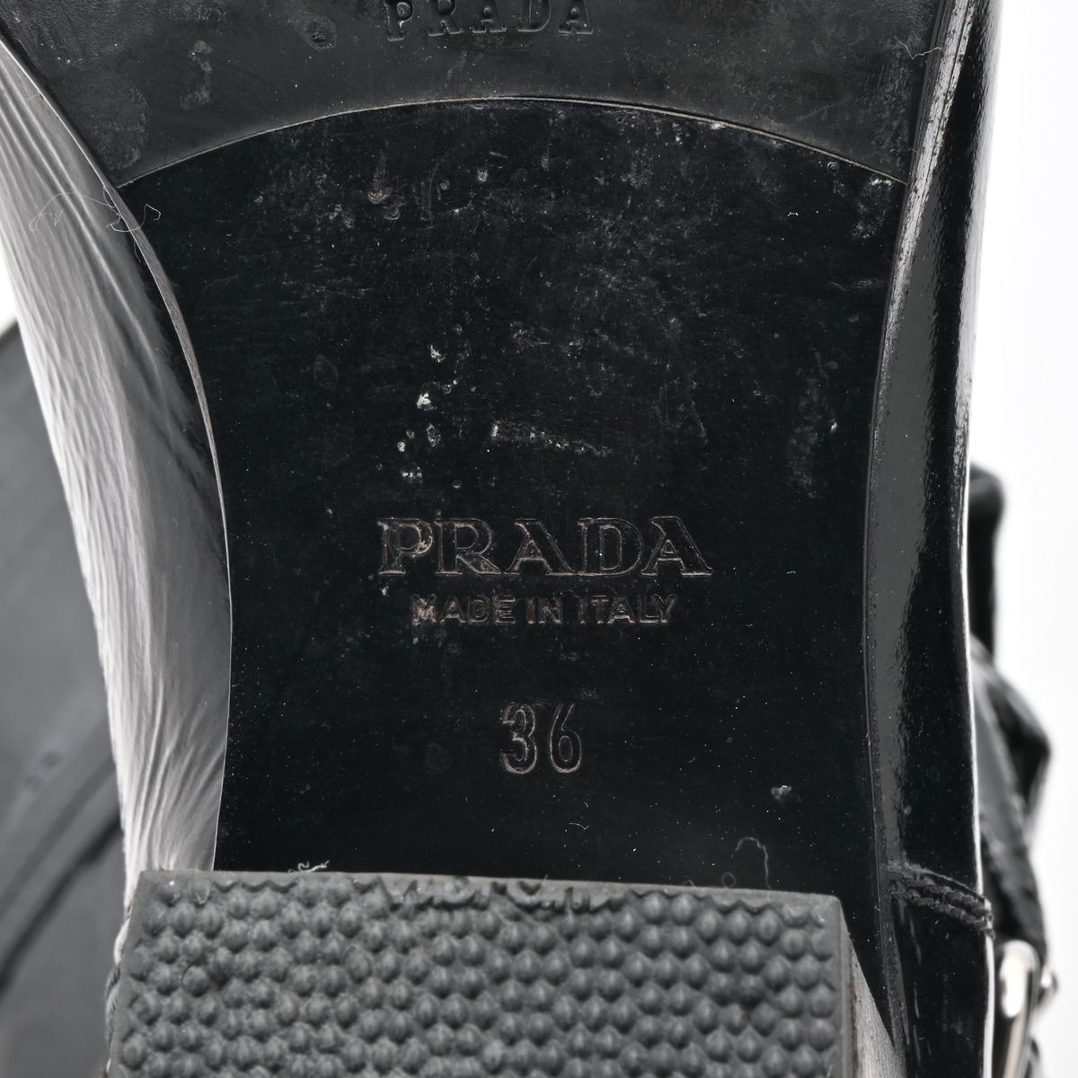 Prada Long Boots Black Leather — view 6