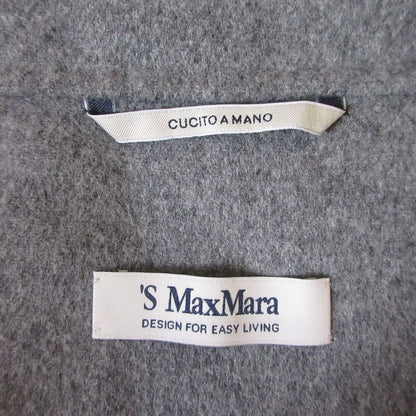 Max Mara 'S Maxmara Cucito a Mano Wool River Coat Gray 36 — view 5