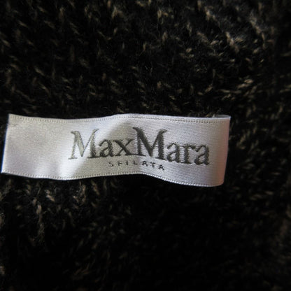 Max Mara Wool Cashmere High Neck Knit Sweater Black M — view 6