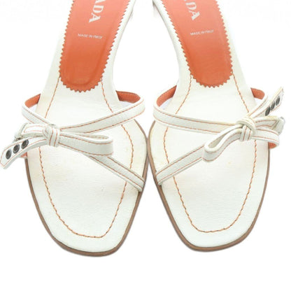 Prada Sandals Leather White — view 3
