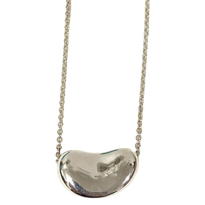 Tiffany & Co Elsa Peretti Bean Chain Necklace 925 Sterling Silver — view 2