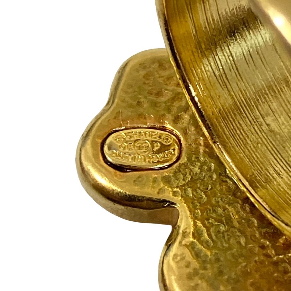 Chanel CC Logo Clover Ring 52 Gold — view 7