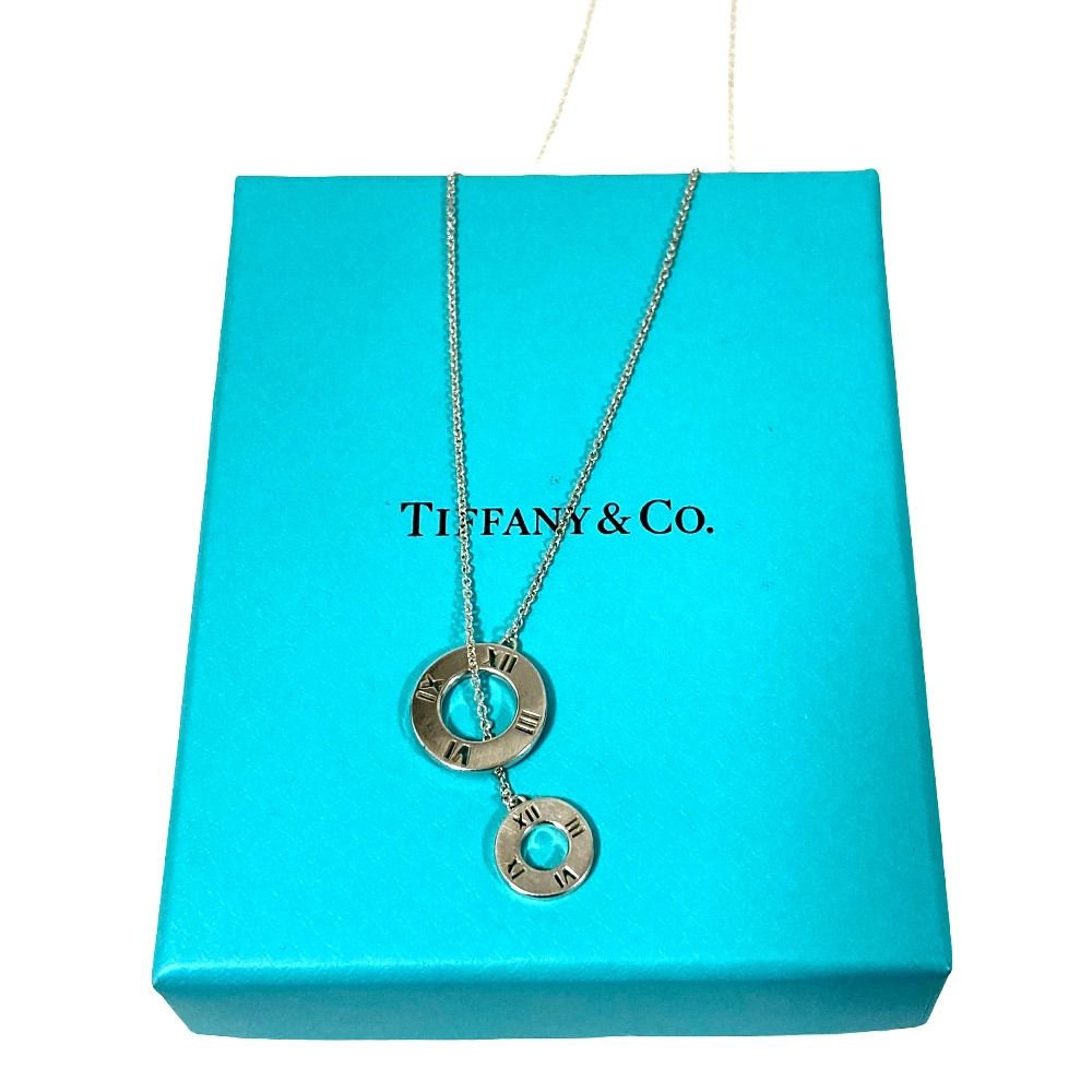 Tiffany & Co Open Atlas Lariat Necklace 925 Sterling Silver