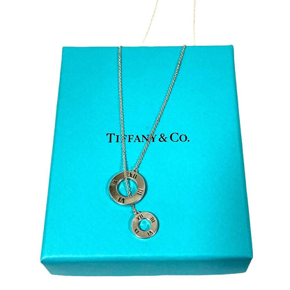 Tiffany & Co Open Atlas Lariat Necklace 925 Sterling Silver