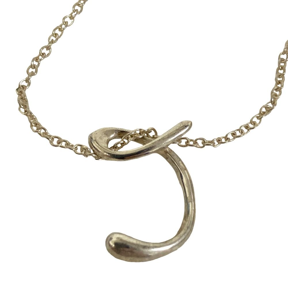 Tiffany & Co Elsa Peretti Letter C Necklace 925 Sterling Silver — view 3