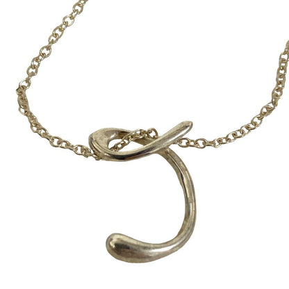 Tiffany & Co Elsa Peretti Letter C Necklace 925 Sterling Silver — view 3