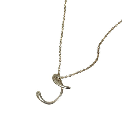 Tiffany & Co Elsa Peretti Letter C Necklace 925 Sterling Silver — view 2