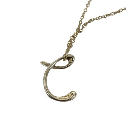 Tiffany & Co Elsa Peretti Letter C Necklace 925 Sterling Silver