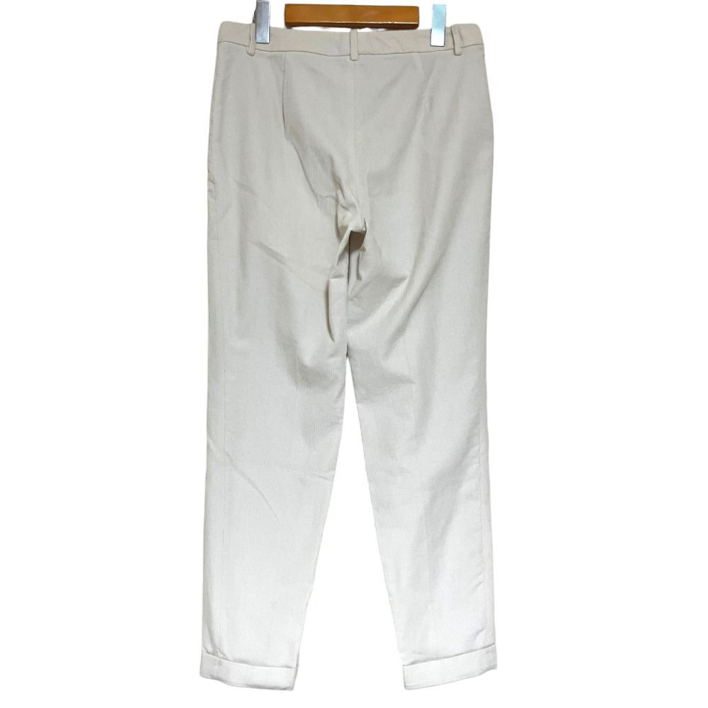 Loro Piana Stretch Thin Corduroy Pants Ivory Jeans — view 2
