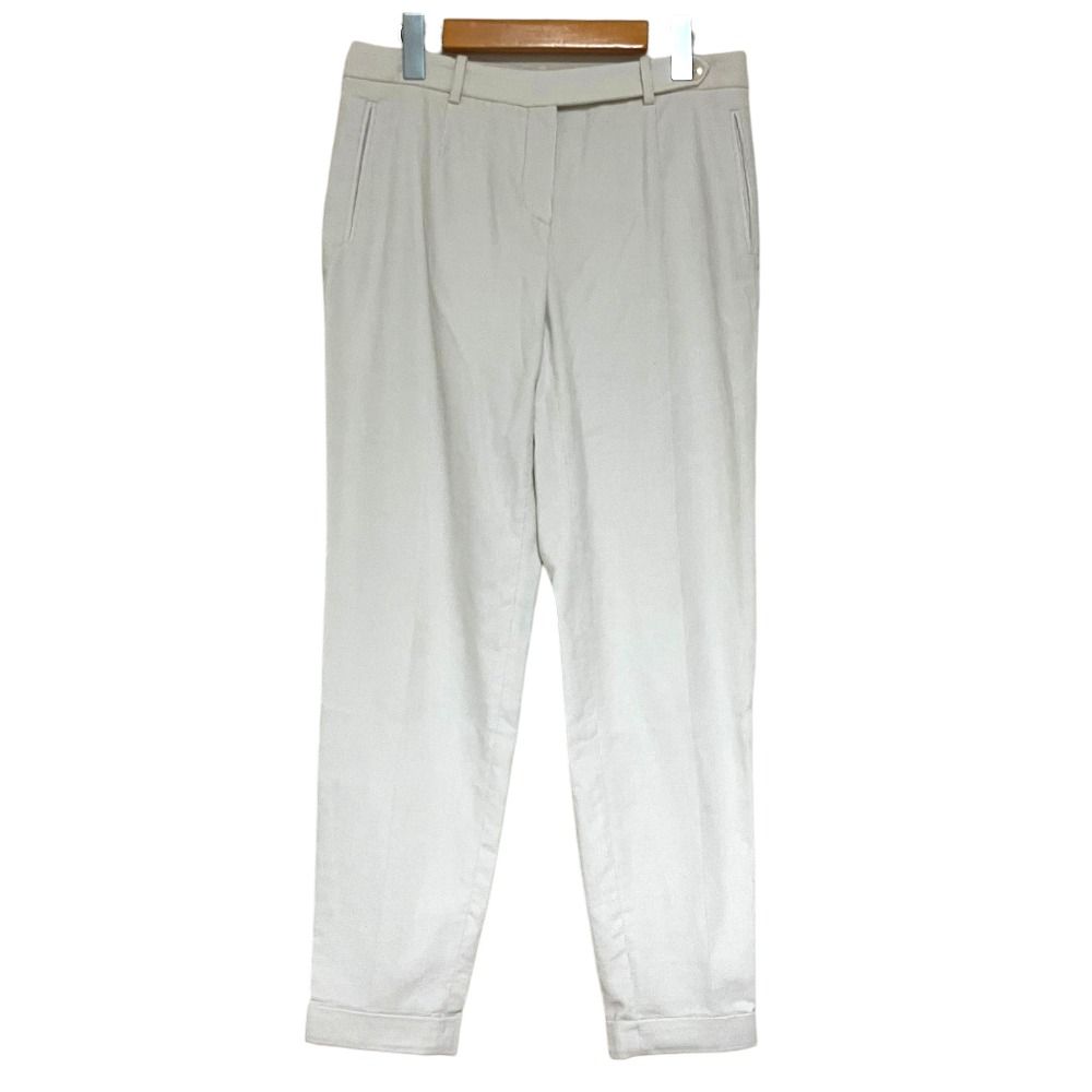 Loro Piana Stretch Thin Corduroy Pants Ivory Jeans