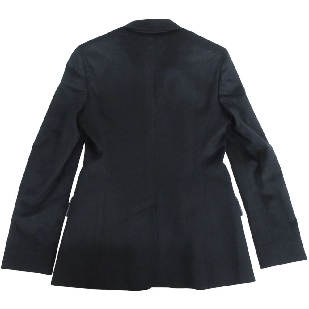 Max Mara Wool Tailored Jacket Skirt Suit Set Black 36 — view 4