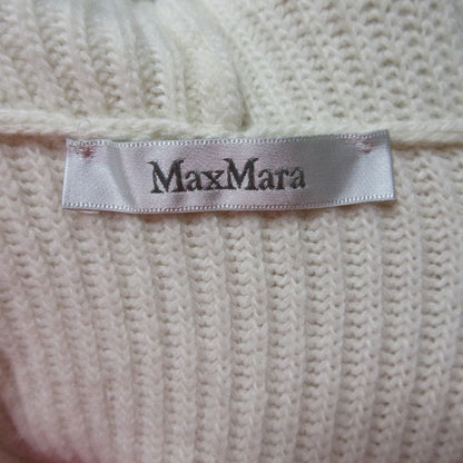 Max Mara Cashmere Long Knit Cardigan Ivory S — view 4