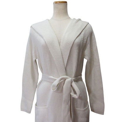 Max Mara Cashmere Long Knit Cardigan Ivory S — view 2