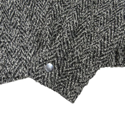 Max Mara Katia Mix Tweed Zip Jacket Black White 34 — view 7