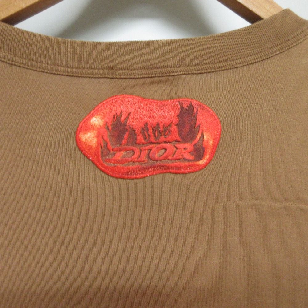 Dior Homme Cactus Jack Travis Scott Short Sleeve Print T-Shirt Brown M — view 4
