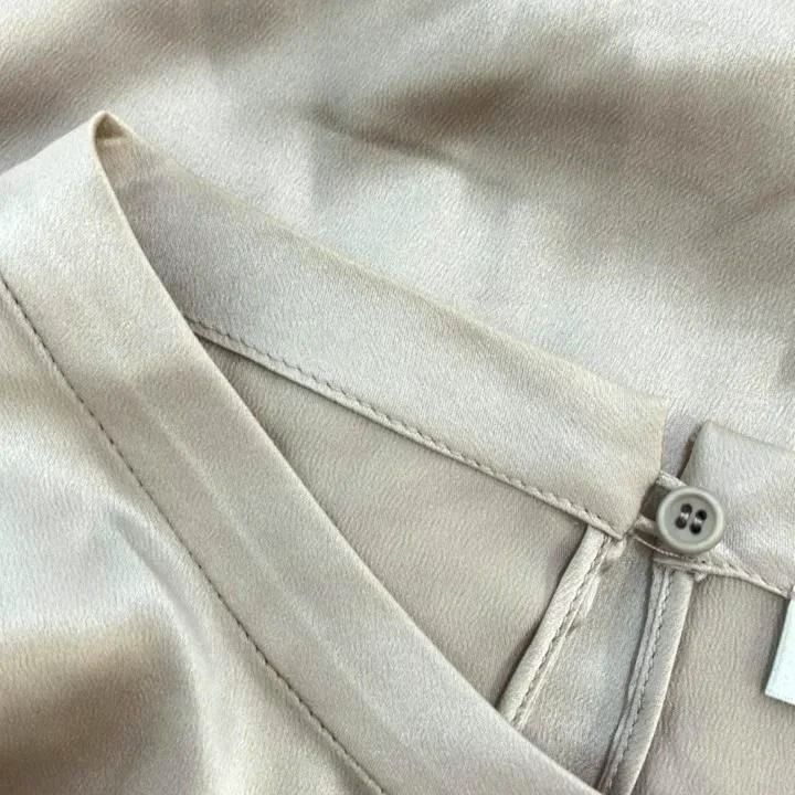 Brunello Cucinelli Top Blouse Silk Blend Pink Logo Short Sleeve NP XS — view 8