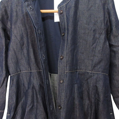 Max Mara S' Maxmara Denim Sleeve Flare Dress Indigo 38 — view 5