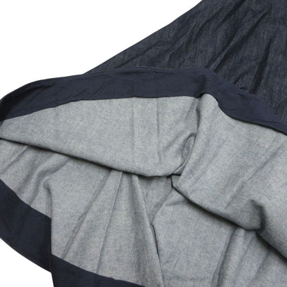 Max Mara 'S Stretch Denim Long Flare Skirt Indigo 38 — view 3