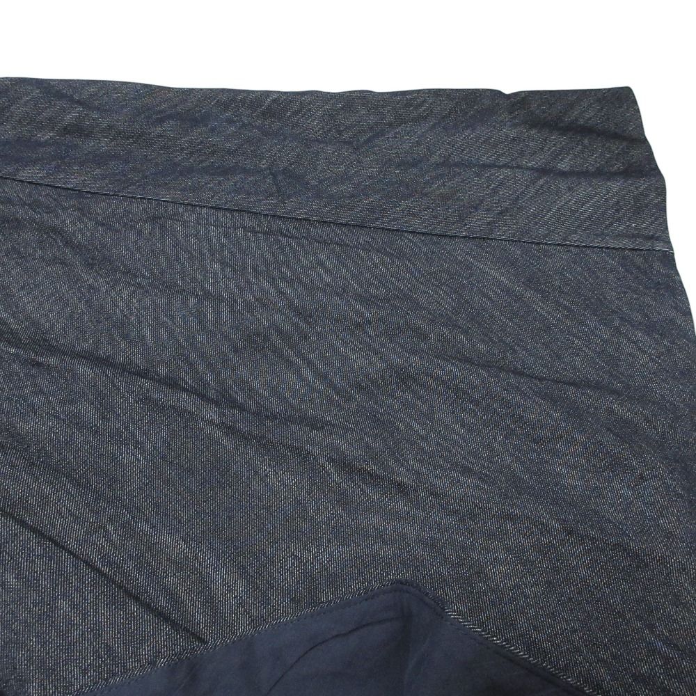 Max Mara 'S Stretch Denim Long Flare Skirt Indigo 38 — view 4