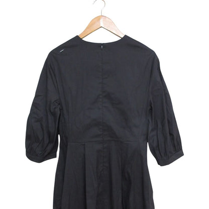 Max Mara 'S Clea Long Length Flare Dress Black 40 — view 3