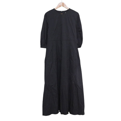 Max Mara 'S Clea Long Length Flare Dress Black 40