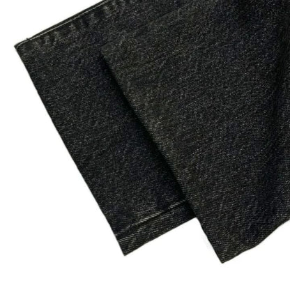 Saint Laurent Paris Both Knee Crush Skinny Denim Pants Jeans Black RY M — view 5