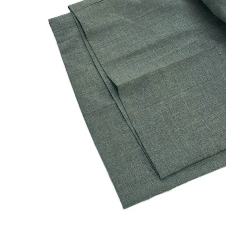 Prada Wide Trousers Pants Wool Gray RY 36 — view 3