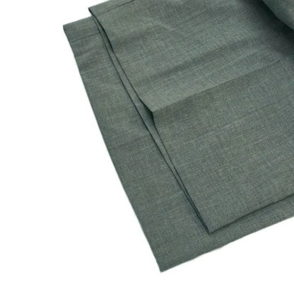 Prada Wide Trousers Pants Wool Gray RY 36 — view 3