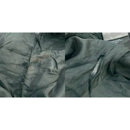 Prada Wide Trousers Pants Wool Gray RY 36 — view 7