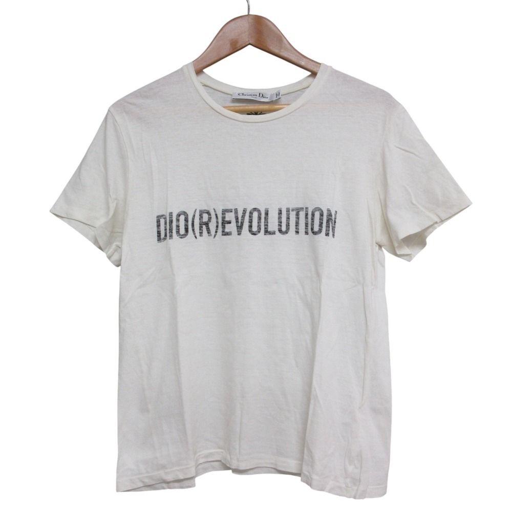 Dior Evolution Front Print T-Shirt White S
