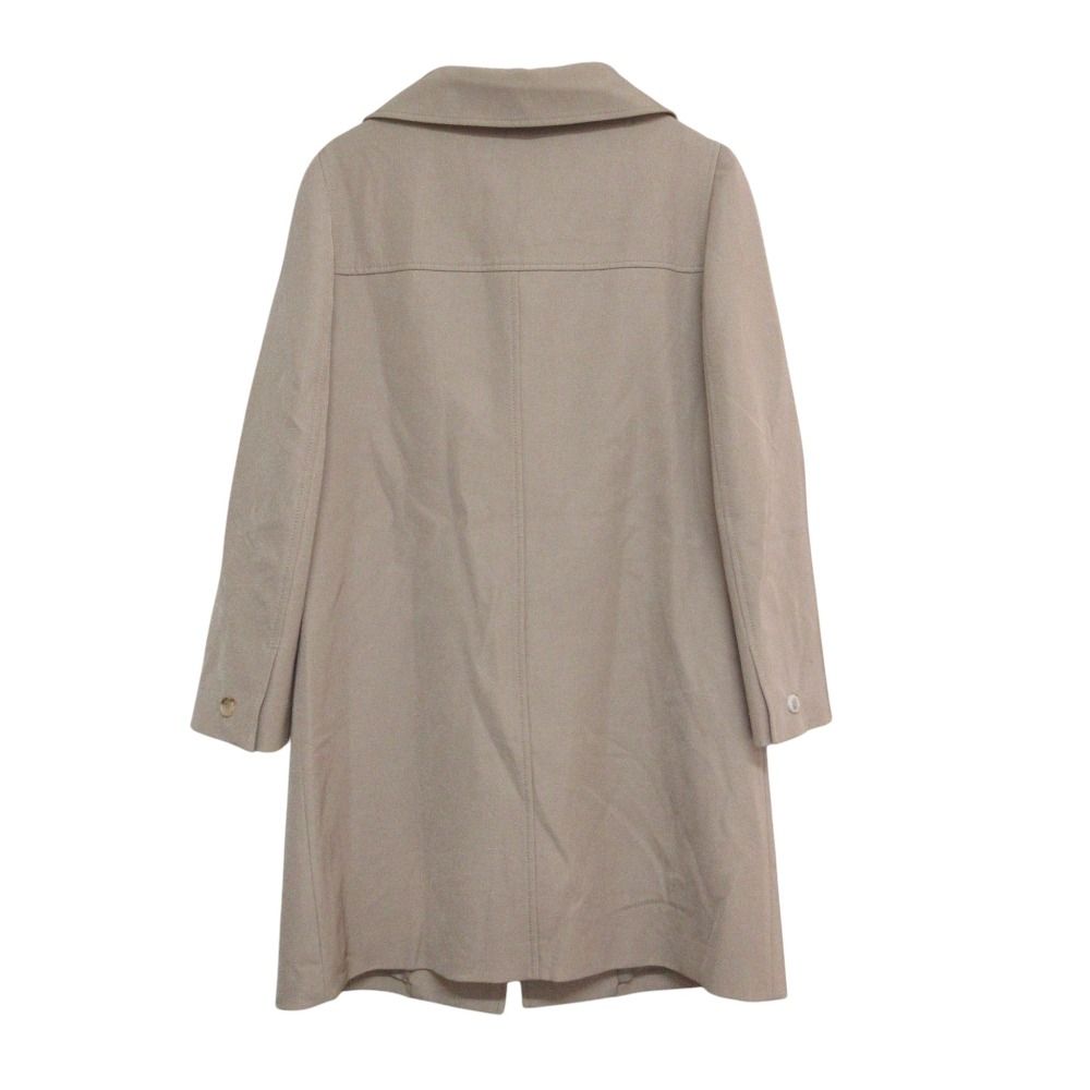Prada Cotton Nylon Soutien Collar Coat Beige 44 — view 2