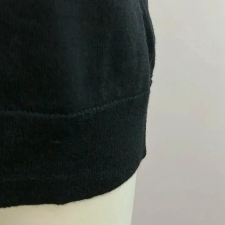 Dior D Uniforme Knit Sweater Wool Short Sleeve Black Round Neck 38 — view 7