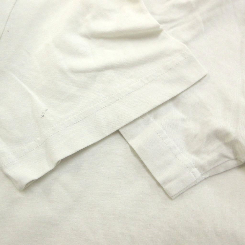 Balenciaga T-Shirt Back Print White Off Crew Neck Short Sleeve Top YU XL — view 6