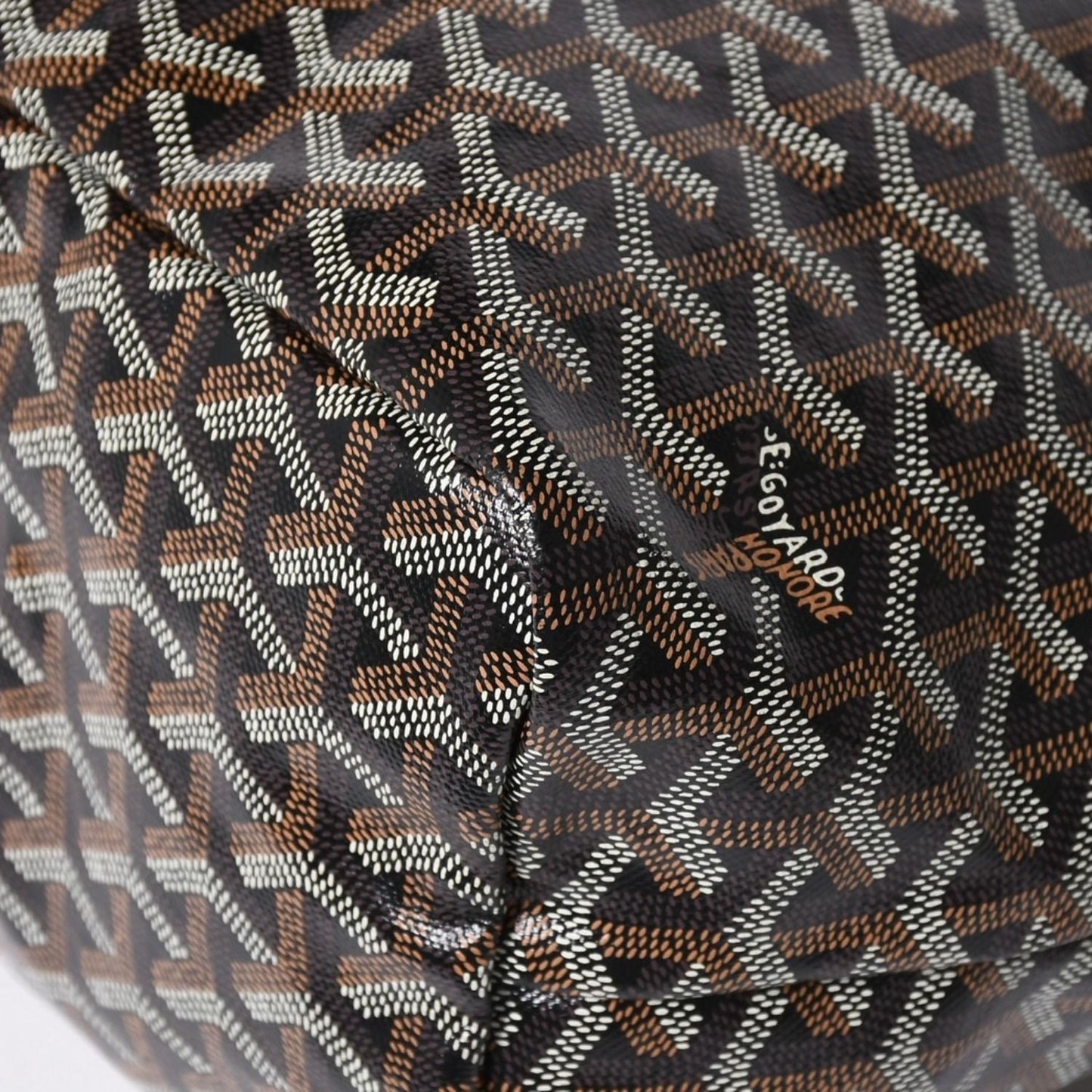 Goyard Saint Louis PM Tote Bag Black Leather — view 8