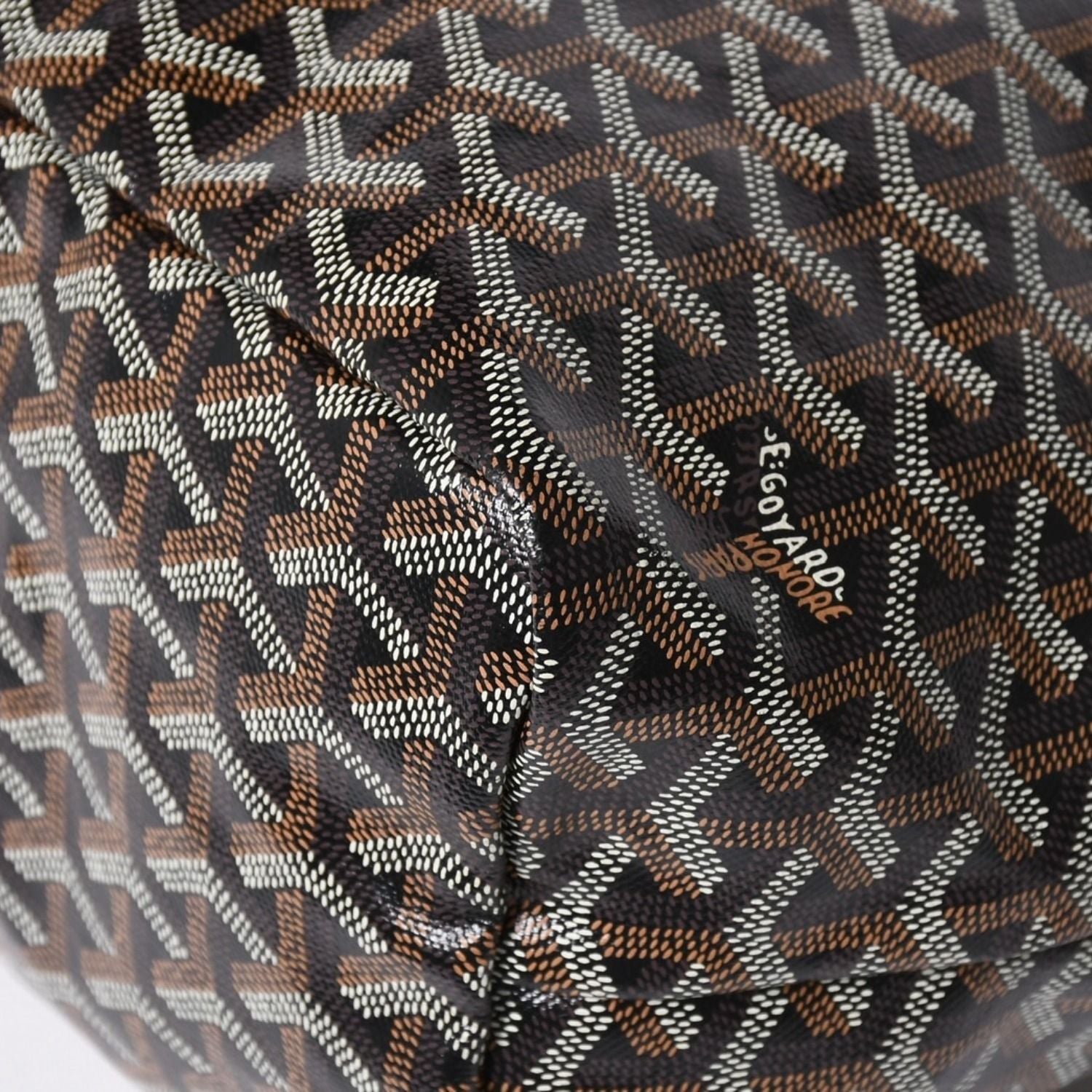 Goyard Saint Louis PM Tote Bag Black Leather — view 8