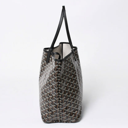 Goyard Saint Louis PM Tote Bag Black Leather — view 5