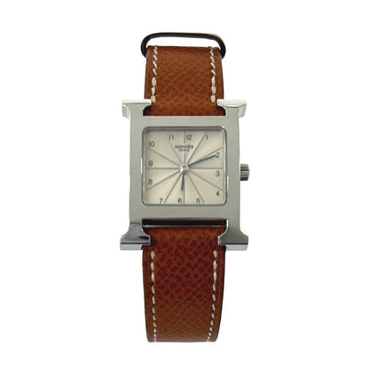 Hermes H Watch Veau Epsom Quartz Wrist Gold — view 7