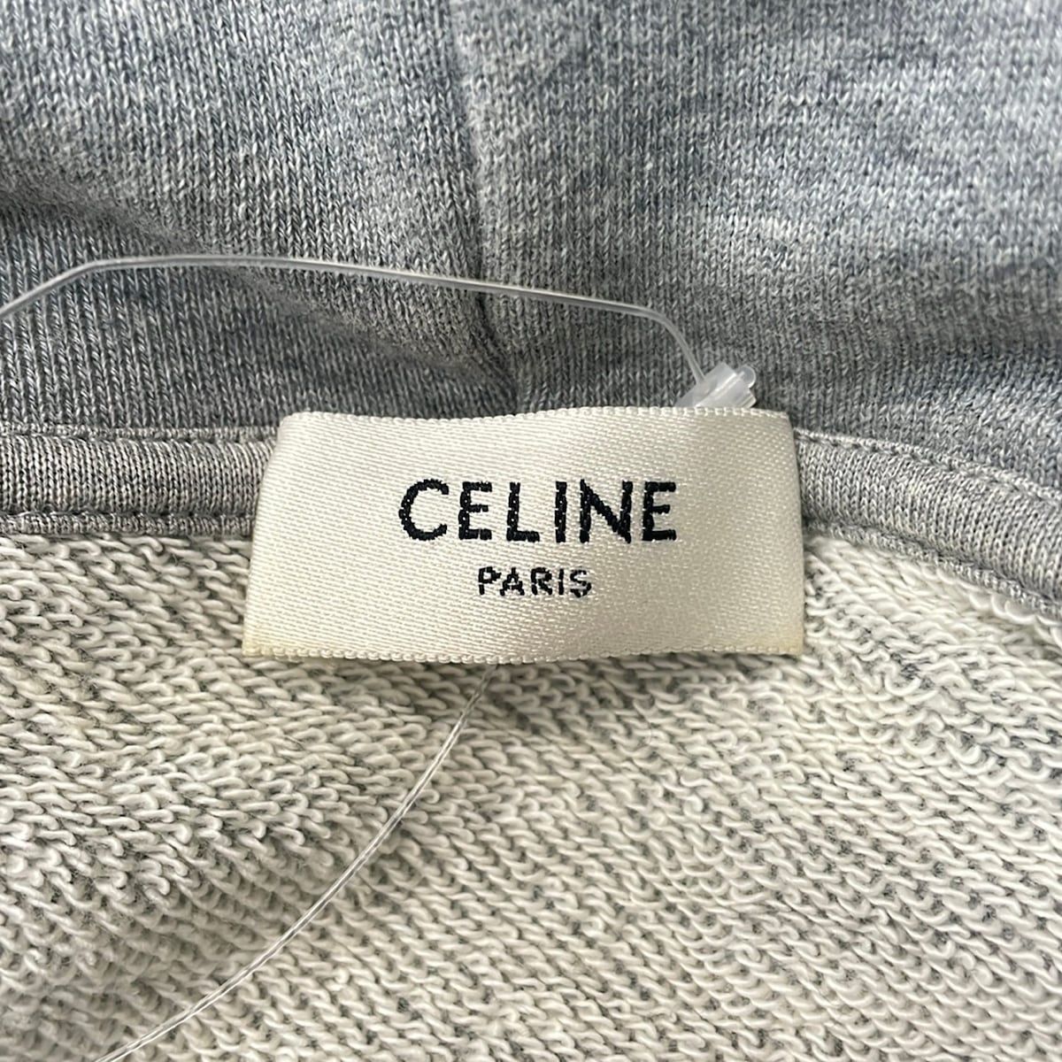 Celine Hoodie Gray White Long Sleeve XS — view 3