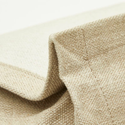 Saint Laurent Rive Gauche Tote Bag White Beige Canvas Hemp Linen — view 7