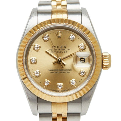 Rolex Watch Gold Silver 18k Yellow Stainless Steel Diamond