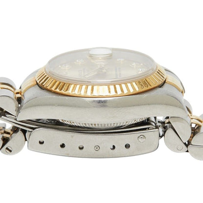 Rolex Watch Gold Silver 18k Yellow Stainless Steel Diamond — view 4