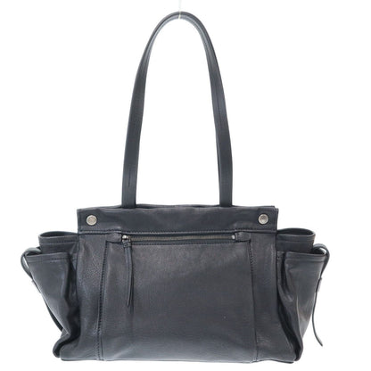 Prada Route Large Leather Tote Bag Black — view 2