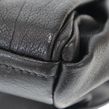 Prada Route Large Leather Tote Bag Black — view 7