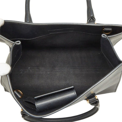 Versace Virtus 2-Way Shoulder Bag Black Leather — view 8