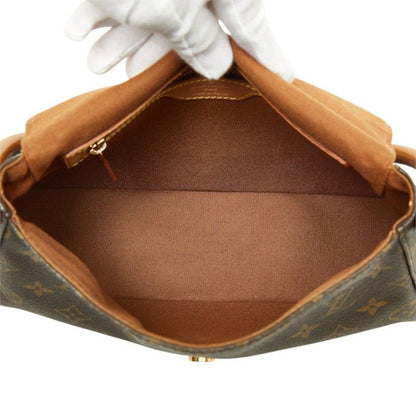 Louis Vuitton Monogram Mini Looping Shoulder Bag Brown Leather — view 8