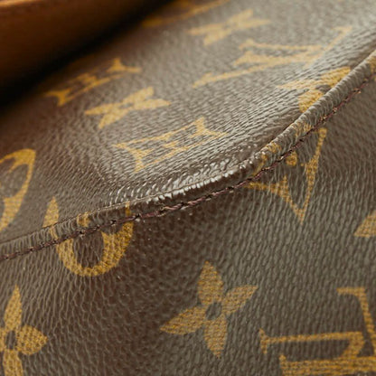 Louis Vuitton Monogram Mini Looping Shoulder Bag Brown Leather — view 5